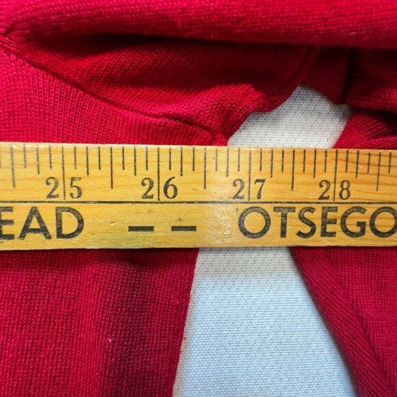 Cj Banks Women's Tunic Pullover Sweater Knit Stretch Size 2X Red Long Sleeve - Picture 9 of 11